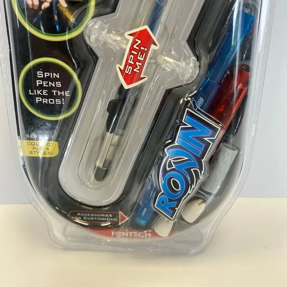 Spinz Pentech Ronin Pen Spinning Revolution Level 2 Blue Red & Black